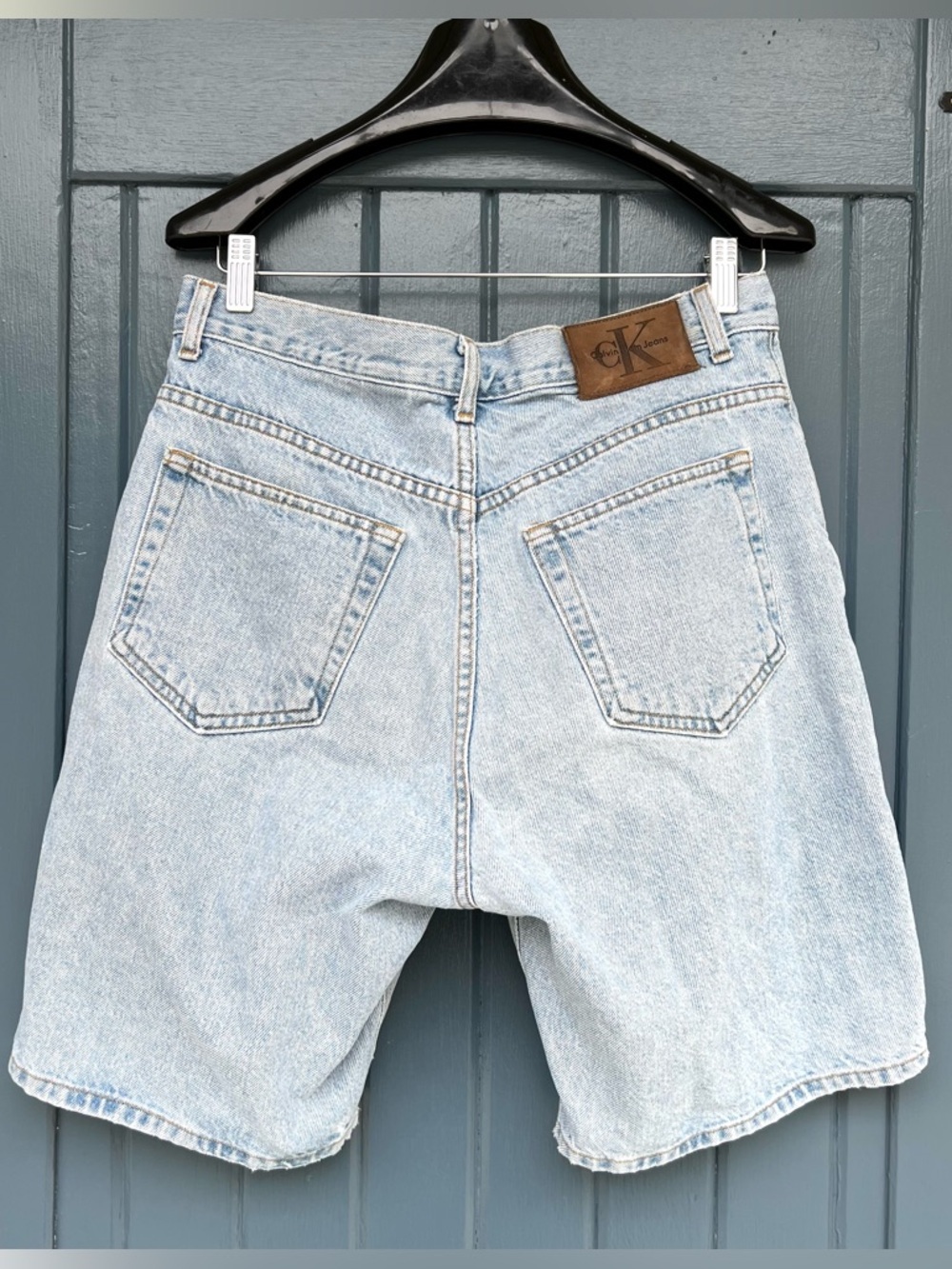 Vintage 90s Calvin Klein Light Blue  Denim Shorts Women’s Size 32